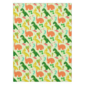 Schattige Little Dino Baby shower Tafelkleed (Voorkant)