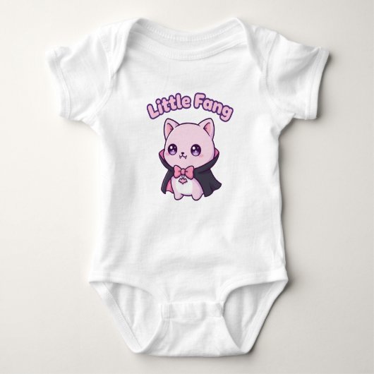 Schattige Little Fang Baby Bodysuit (Voorkant)