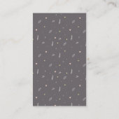 Schattige Little Fox Baby shower Luier Raffle Informatiekaartje (Achterkant)