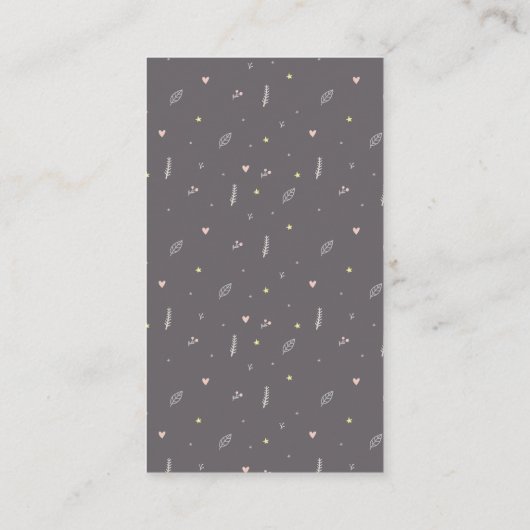 Schattige Little Fox Baby shower Luier Raffle Informatiekaartje