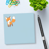Schattige Little Fox Blue Post-it® Notes