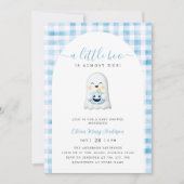 Schattige Little Ghost Halloween Baby shower Kaart (Voorkant)