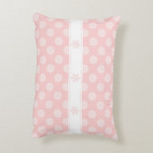 Schattige Little Girl Hamster Roze Accent Kussen (Achterkant (Verticaal))