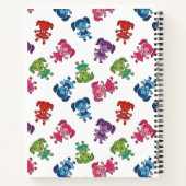 Schattige Little Girl Pattern Notitieboek (Achterkant)