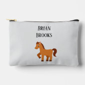 Schattige Little Horse Custom Name Etui (Voorkant)