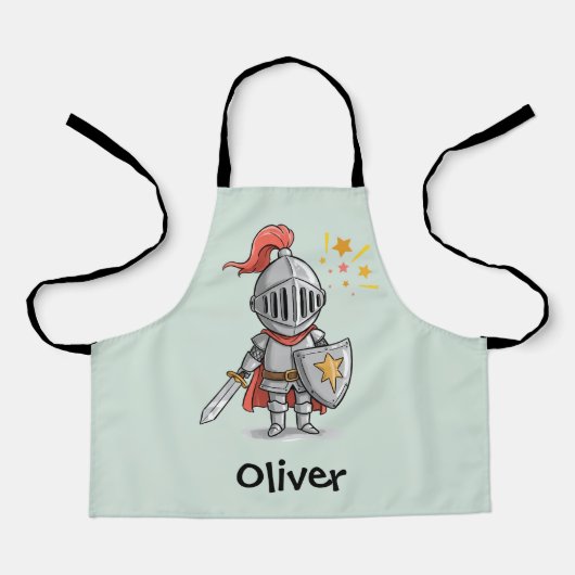 Schattige Little Knight Schort (Voorkant)