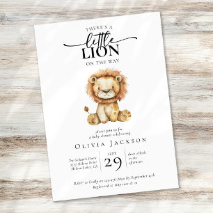 Schattige Little Lion Baby shower Kaart