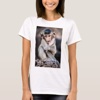 Schattige Little Monkey – speels en Schattig desig T-shirt