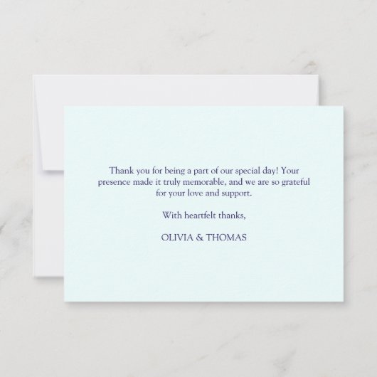 Schattige Little Panda Greenery Baby shower Bedankkaart (Achterkant)