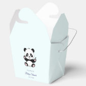 Schattige Little Panda Modern Baby shower Bedankdoosjes (Geopend)