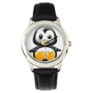 Schattige Little Penguin Watch Horloge
