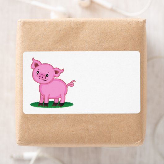Schattige Little Pig Label (Insitu)