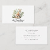 Schattige Little Raccoon Daycare Visitekaartje (Voorkant / Achterkant)