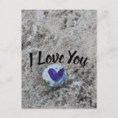 Schattige Little Rock I Love You Heart Briefkaart (Voorkant)