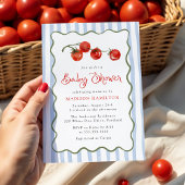 Schattige Little Tomato Baby shower Kaart