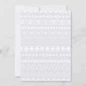 Schattige, Llama baby shower Kaart (Achterkant)