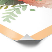 Schattige Llama met bloesems voor kinderen | Perfect Poster (Hoek)