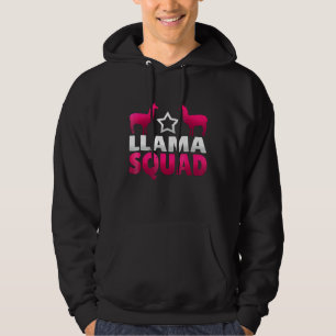 Schattige Llama Squad Schattigee Llama Lovers Fokk Hoodie