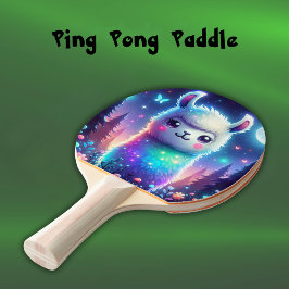 Schattige Llama v Tiger Holographic | Tafeltennisbatje