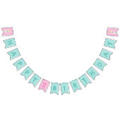 Schattige Llama verjaardagsfeestje bunting banner (Alle)