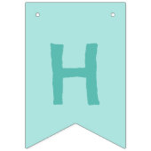 Schattige Llama verjaardagsfeestje bunting banner (Tweede vlag)