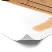 Schattige Lokaal geteeld baby shower Poster (Hoek)