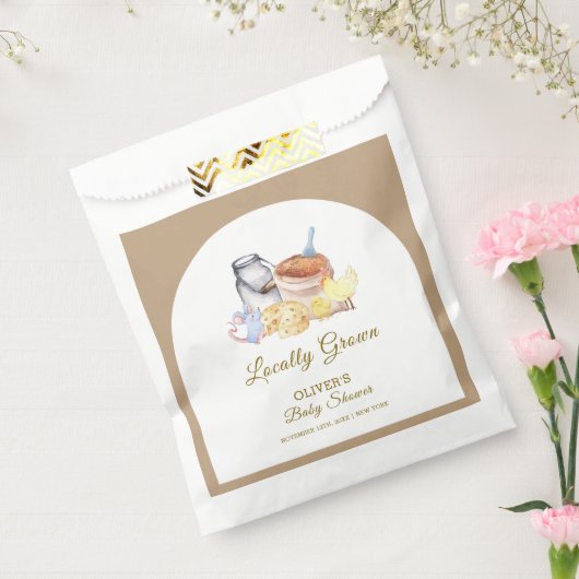 Schattige lokaal geteeld Boerderij Chicken Mouse B Bedankzakje (Gezegeld)