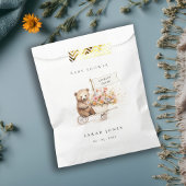 Schattige lokaal geteeld Teddy Floral Cart Baby sh Bedankzakje