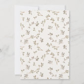 Schattige lokaal geteeld Teddy Floral Cart Baby sh Kaart (Achterkant)