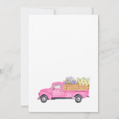 Schattige lokaal geteeld waterverf Baby shower Kaart (Achterkant)