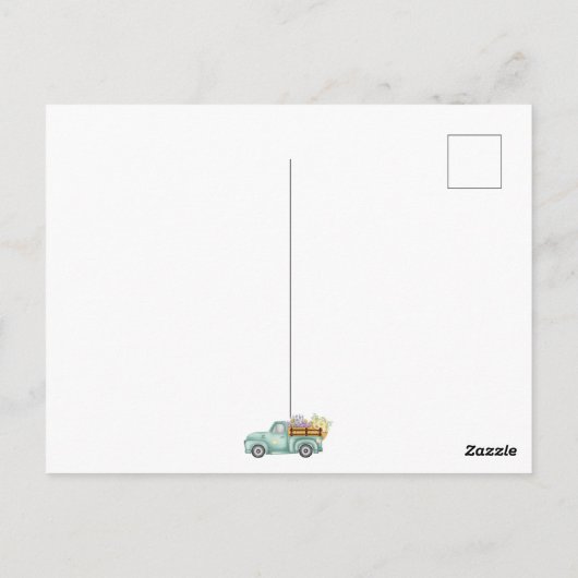 Schattige lokaal geteeld waterverf neutraal Baby s Briefkaart (Achterkant)