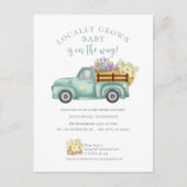 Schattige lokaal geteeld waterverf neutraal Baby s Briefkaart (Voorkant)