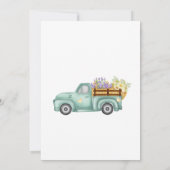 Schattige lokaal geteeld waterverf neutraal Baby s Kaart (Achterkant)