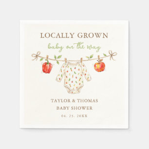 Schattige Lokale Baby Shower  Servet