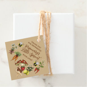 Schattige Lokale Kleine Spruit Baby Shower Bedankjes Labels