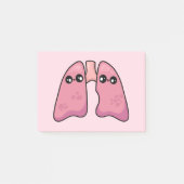 Schattige longen - Menselijke biologie Post-it® Notes (Voorkant)