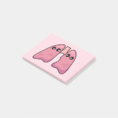 Schattige longen - Menselijke biologie Post-it® Notes (Schuin)