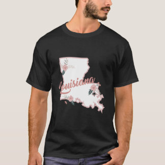 Schattige Louisiana State Floral Roos T-shirt