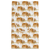 Schattige loungen luiaards waterverf schilderen ku klein cadeauzakje (Voorkant)