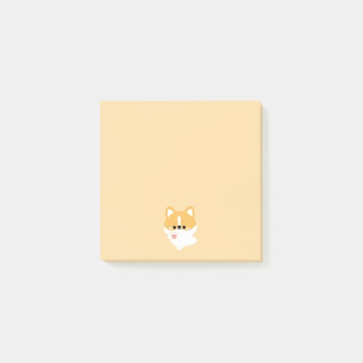 Schattige Love Corgi Post-it® Notes (Voorkant)