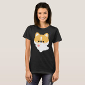 Schattige Love Corgi T-shirt (Voorkant volledig)
