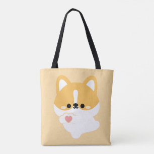 Schattige Love Corgi Tote Bag