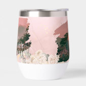 Schattige Love You Custom Photo voor Paar Roze Blo (Links)