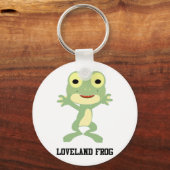 Schattige Loveland Kikker Sleutelhanger (Voorkant)