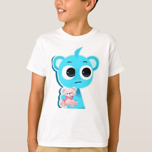 Schattige luchtblauw van Sprunki T-shirt (Voorkant)