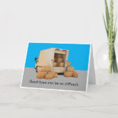 Schattige, luchtig Goodbye wenskaart Kaart (Voorkant)