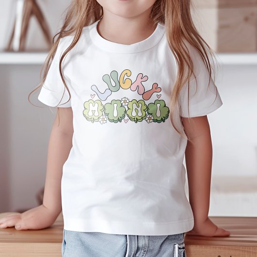 Schattige Lucky Mini St Patricks Day Iers Kinder T-shirt