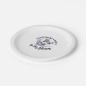 Schattige Luiaard Astronaut Riding Papieren Bordje (Gekanteld)