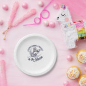 Schattige Luiaard Astronaut Riding Papieren Bordje (Feest)