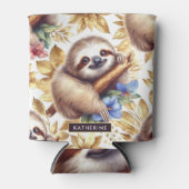  Schattige luiaard Blikjeskoeler (Voorkant)